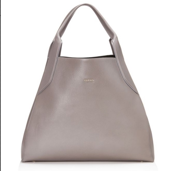 Lanvin Cabas Tote bag in light grey - Picture 5 of 11